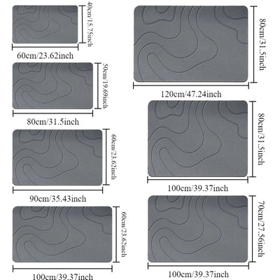 Quick Drying Stone Bath Mat