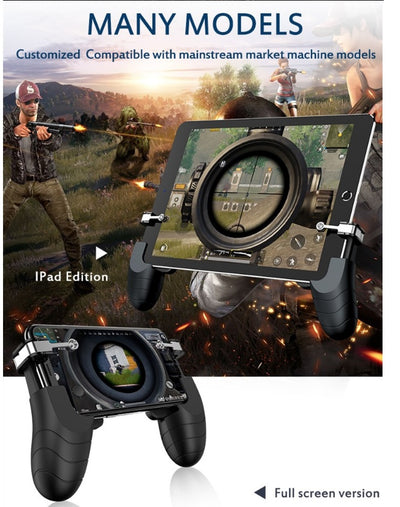 Metal button integrated reversible gamepad